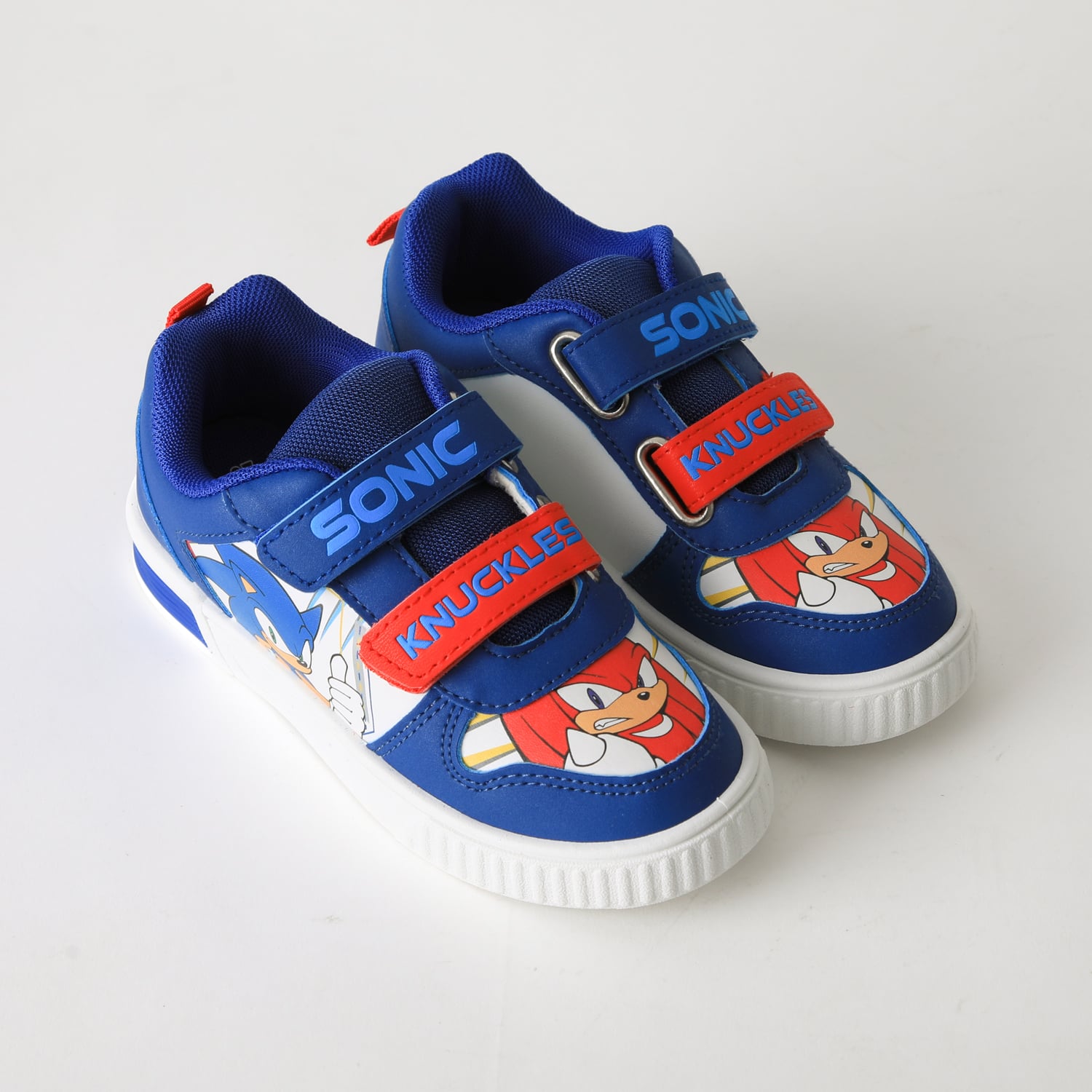 ZAPATILLA LUCES NIÑO VELCRO SONIC & NUCKLES AZUL SONIC - 3