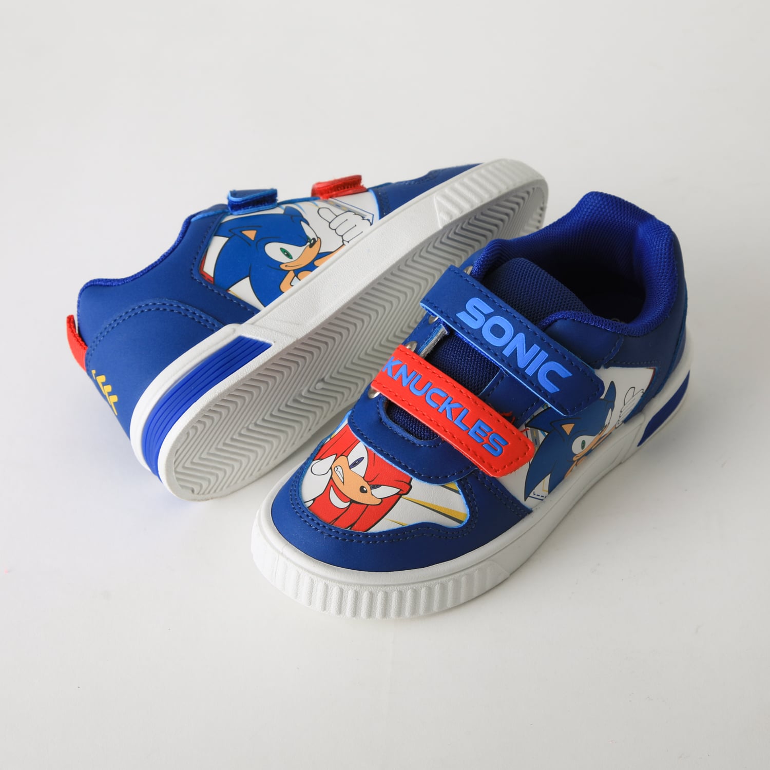 ZAPATILLA LUCES NIÑO VELCRO SONIC & NUCKLES AZUL SONIC - 4