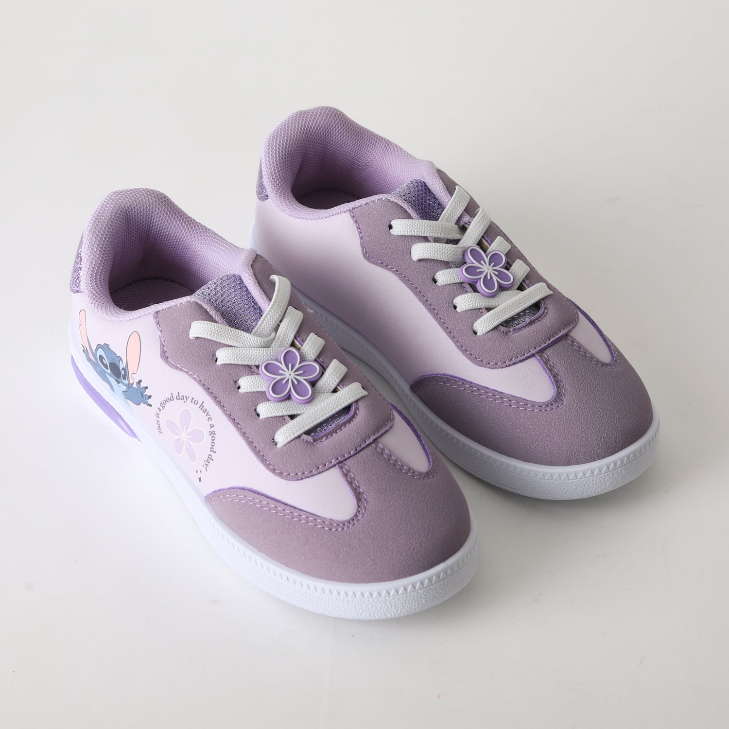 ZAPATILLA LUCES NIÑA FLOR LILO & STITCH MORADO DISNEY - 2