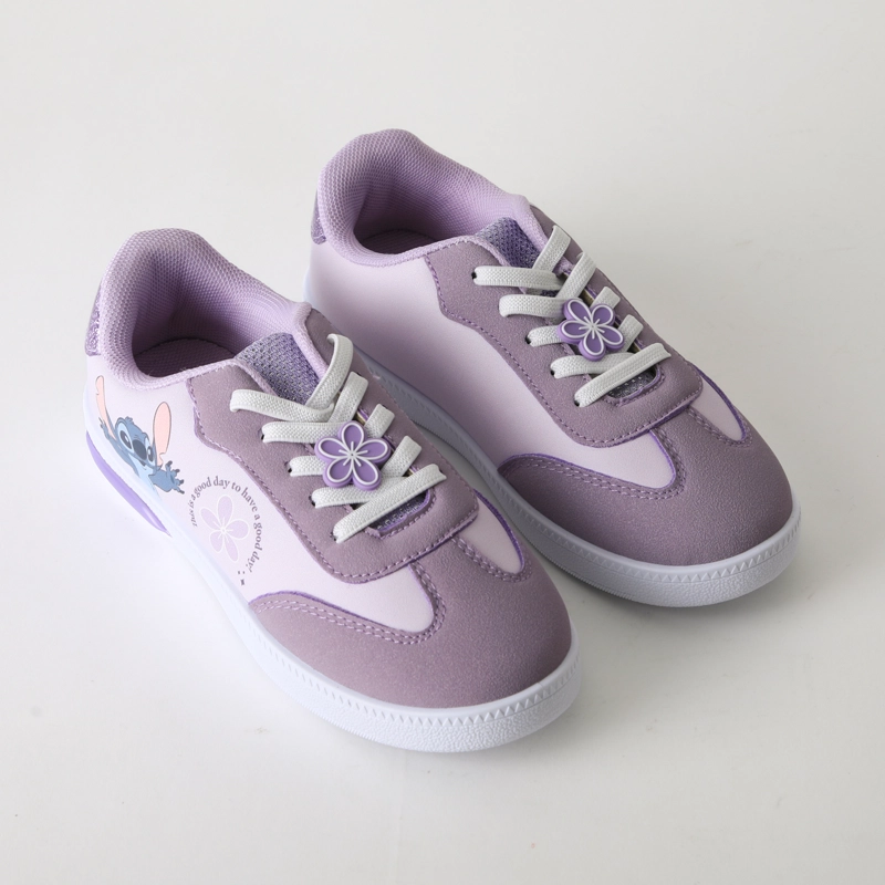 ZAPATILLA LUCES NIÑA FLOR LILO & STITCH MORADO DISNEY - 2