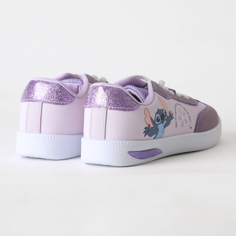 ZAPATILLA LUCES NIÑA FLOR LILO & STITCH MORADO DISNEY - 3