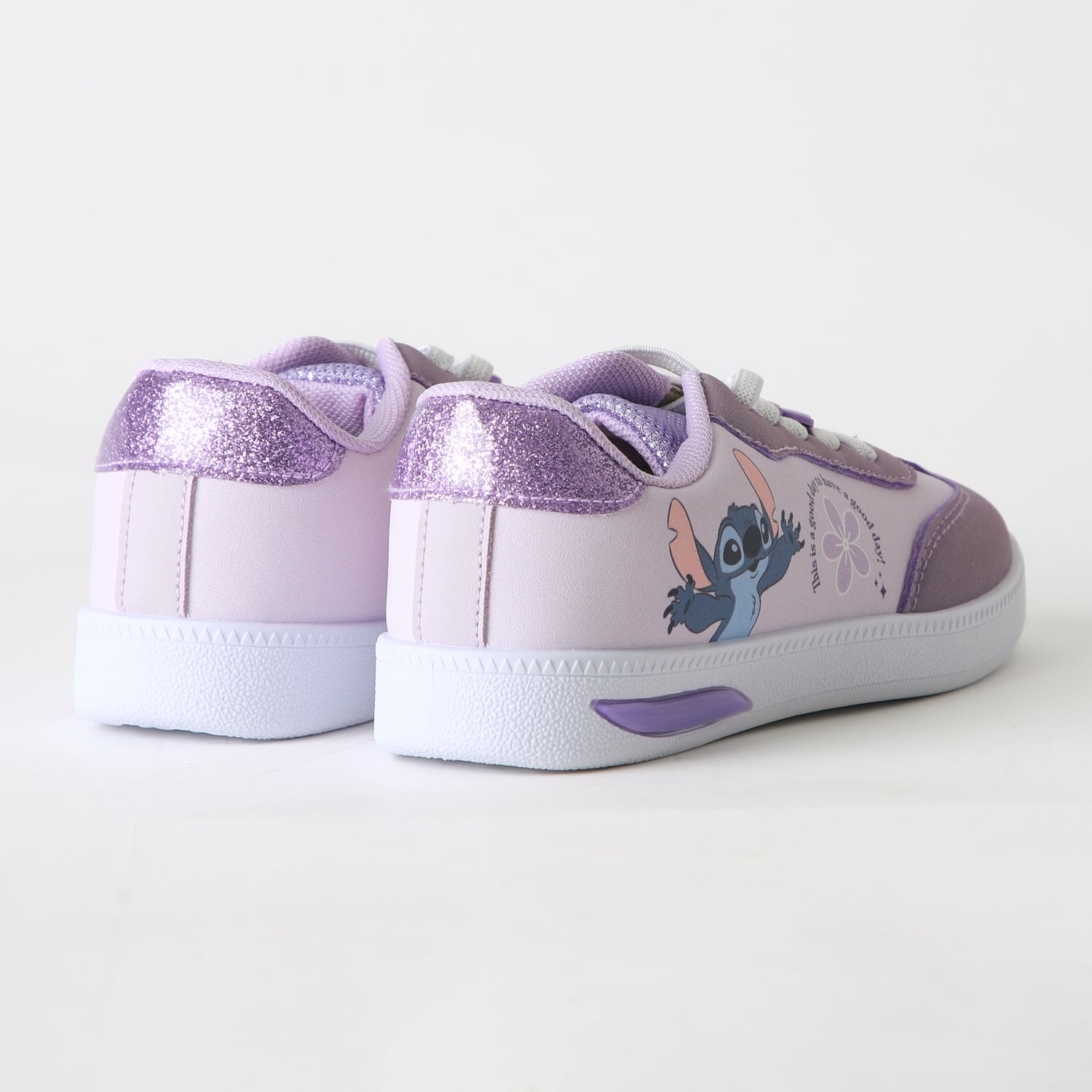 ZAPATILLA LUCES NIÑA FLOR LILO & STITCH MORADO DISNEY - 3