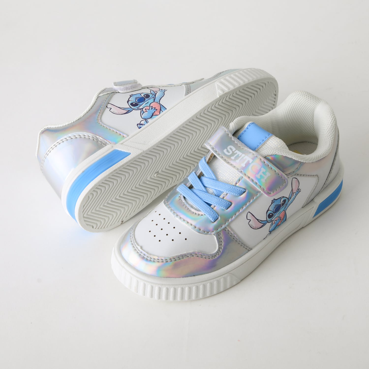 ZAPATILLA LUCES NIÑA CORAZON LILO & STITCH BLANCO DISNEY - 4