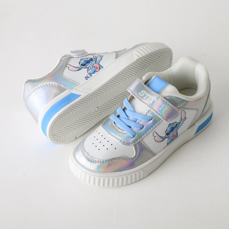 ZAPATILLA LUCES NIÑA CORAZON LILO & STITCH BLANCO DISNEY - 4