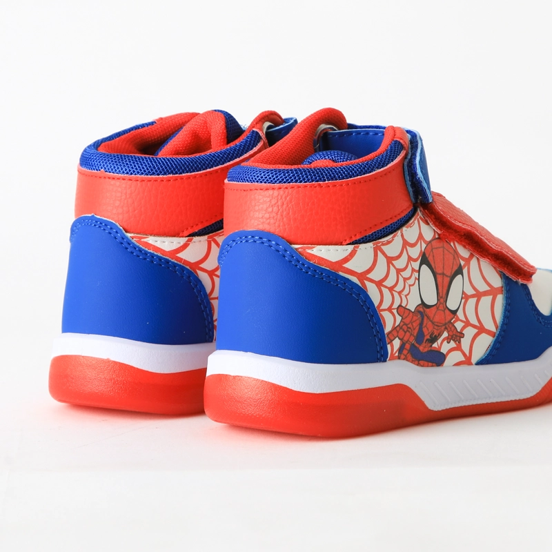 ZAPATILLA CAÑA ALTA NIÑO LUCES SPIDEY BLANCO MARVEL - 3