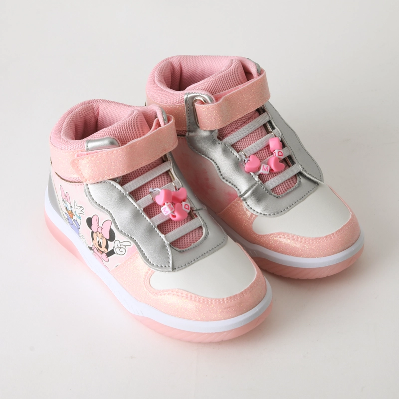 ZAPATILLA CAÑA ALTA NIÑA LUCES MINNIE & DAISY ROSADO DISNEY - 2