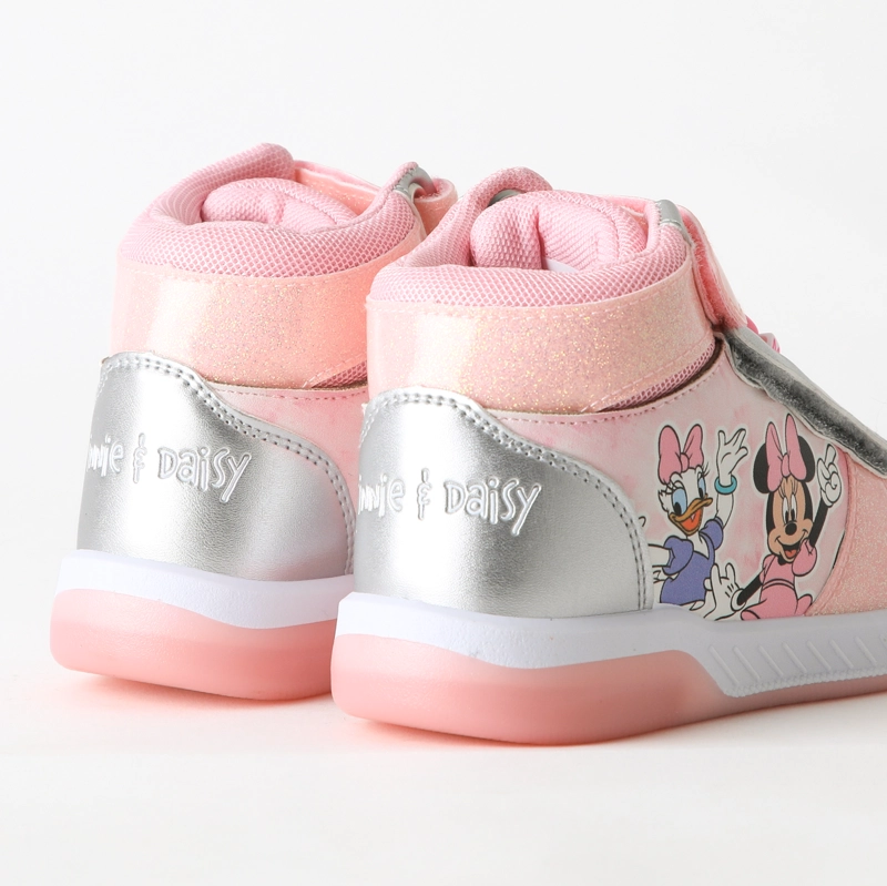 ZAPATILLA CAÑA ALTA NIÑA LUCES MINNIE & DAISY ROSADO DISNEY - 3