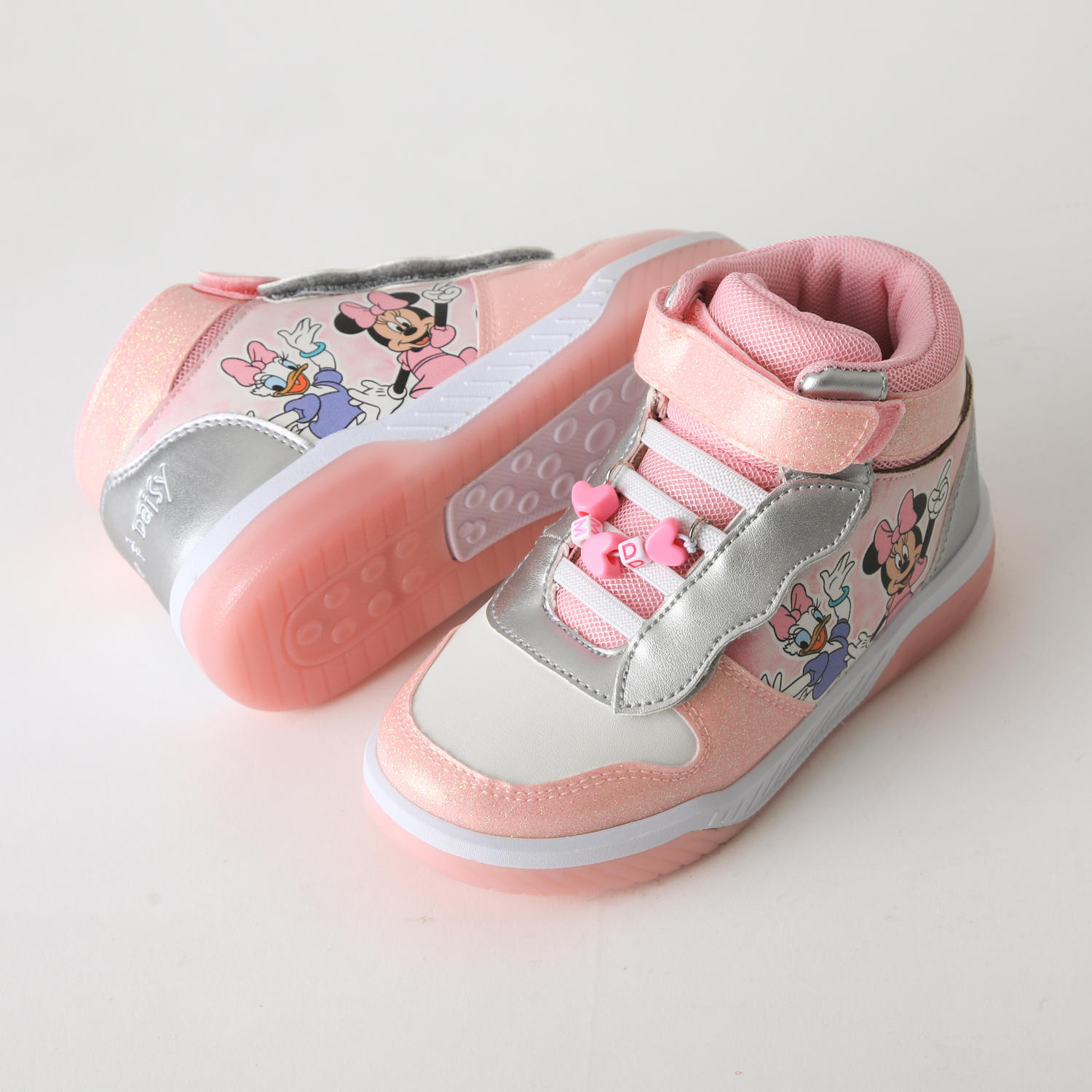 ZAPATILLA CAÑA ALTA NIÑA LUCES MINNIE & DAISY ROSADO DISNEY - 4