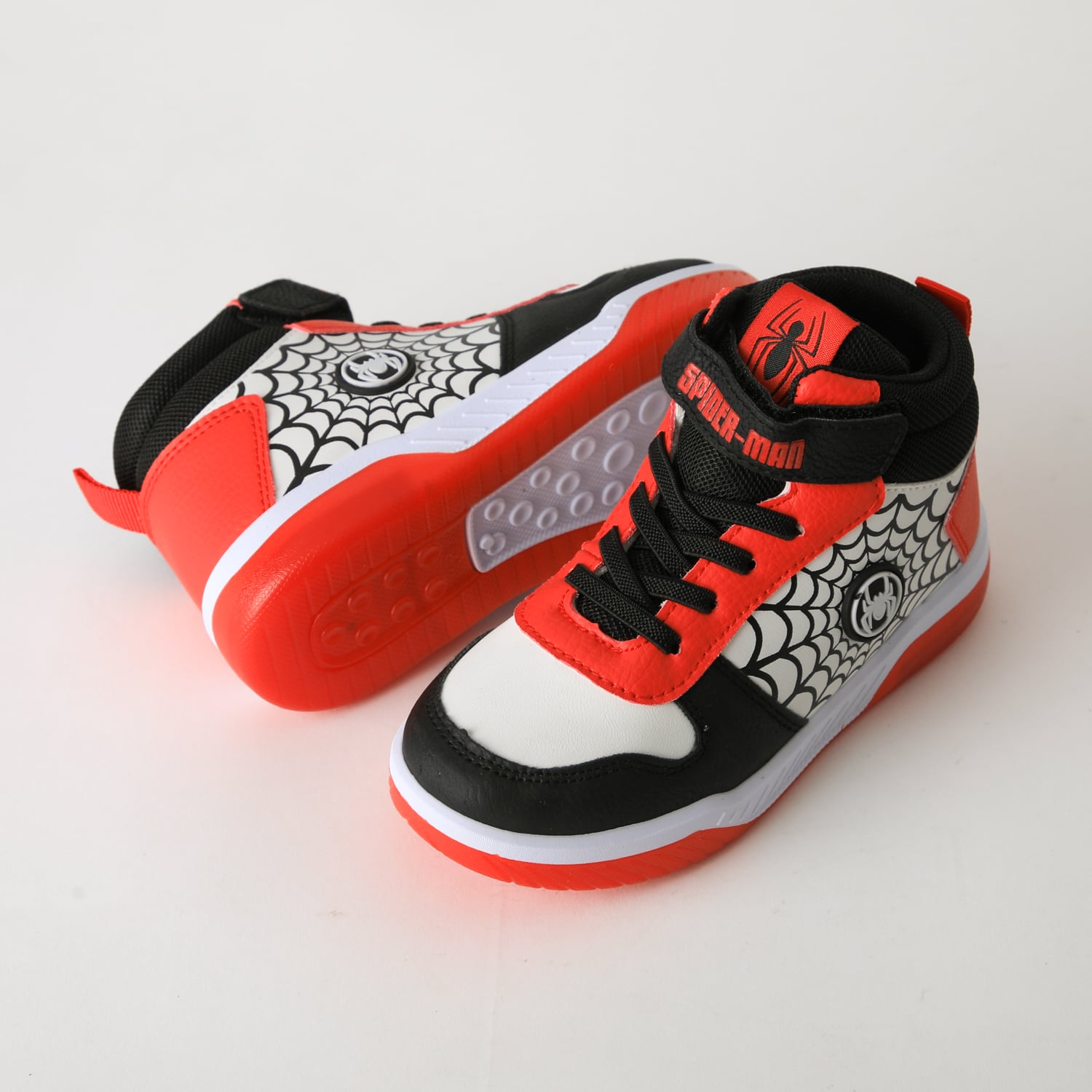 ZAPATILLA CAÑA ALTA NIÑO LUCES SPIDERMAN BLANCO MARVEL - 4
