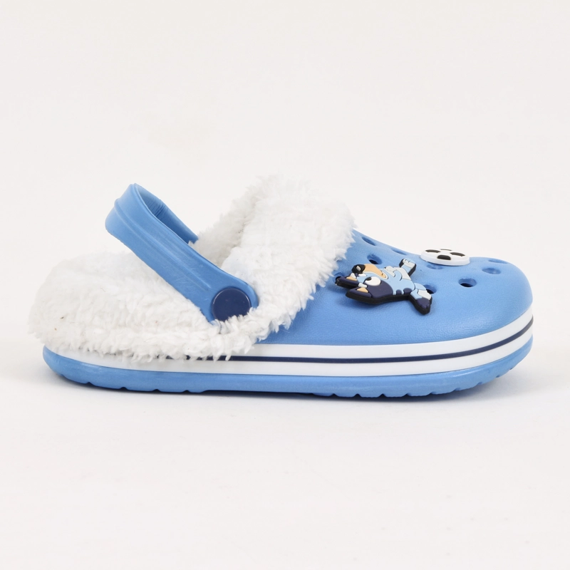 ZUECO DE EVA NIÑO CHIPORRO PINS FUTBOL AZUL BLUEY - 1