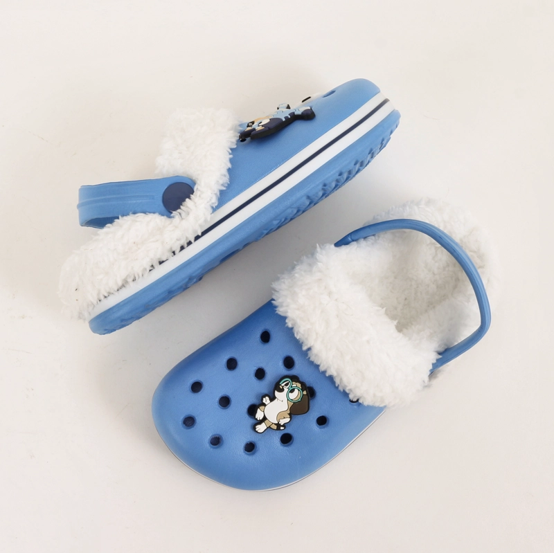 ZUECO DE EVA NIÑO CHIPORRO PINS FUTBOL AZUL BLUEY - 4