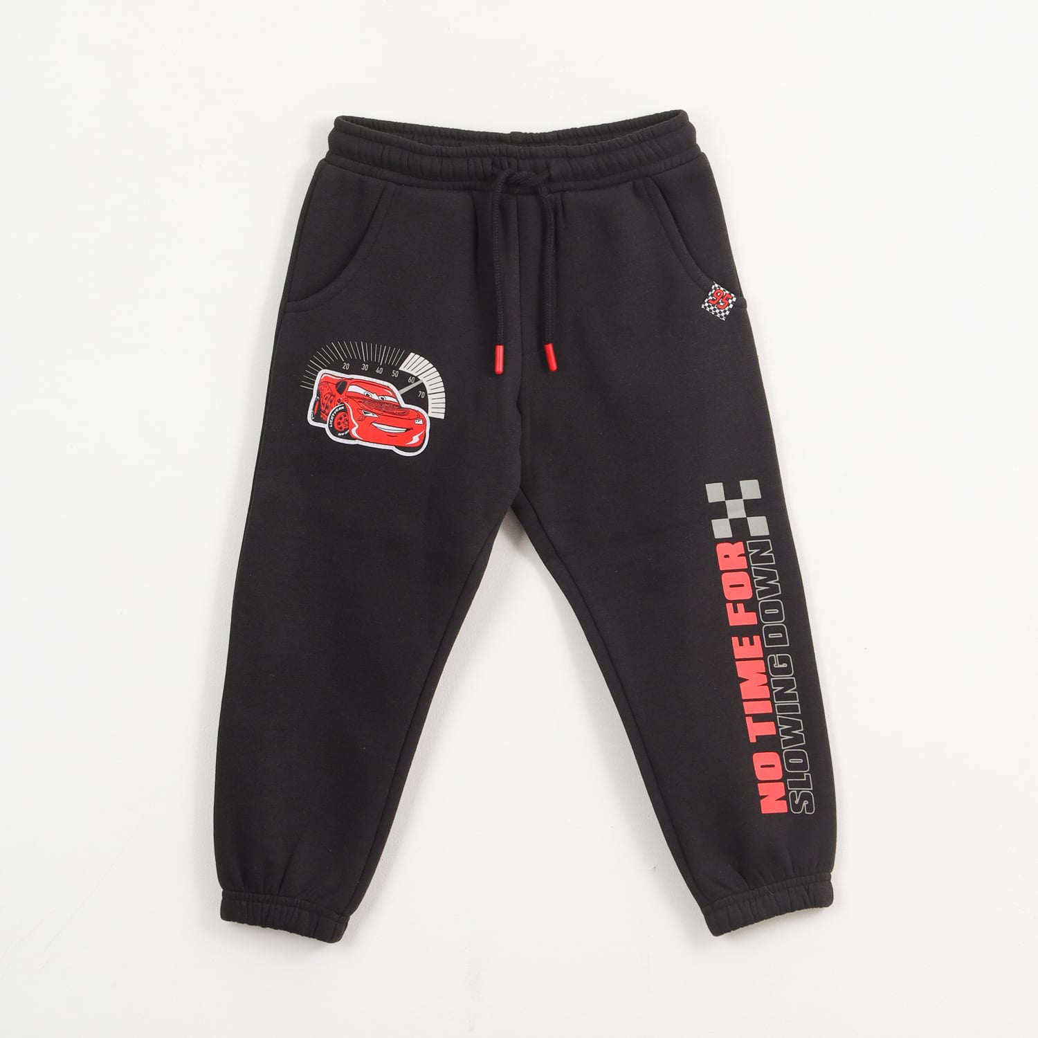 PANTALON DE BUZO NIÑO RAYO MCQUEEN CARS GRIS DISNEY - 1