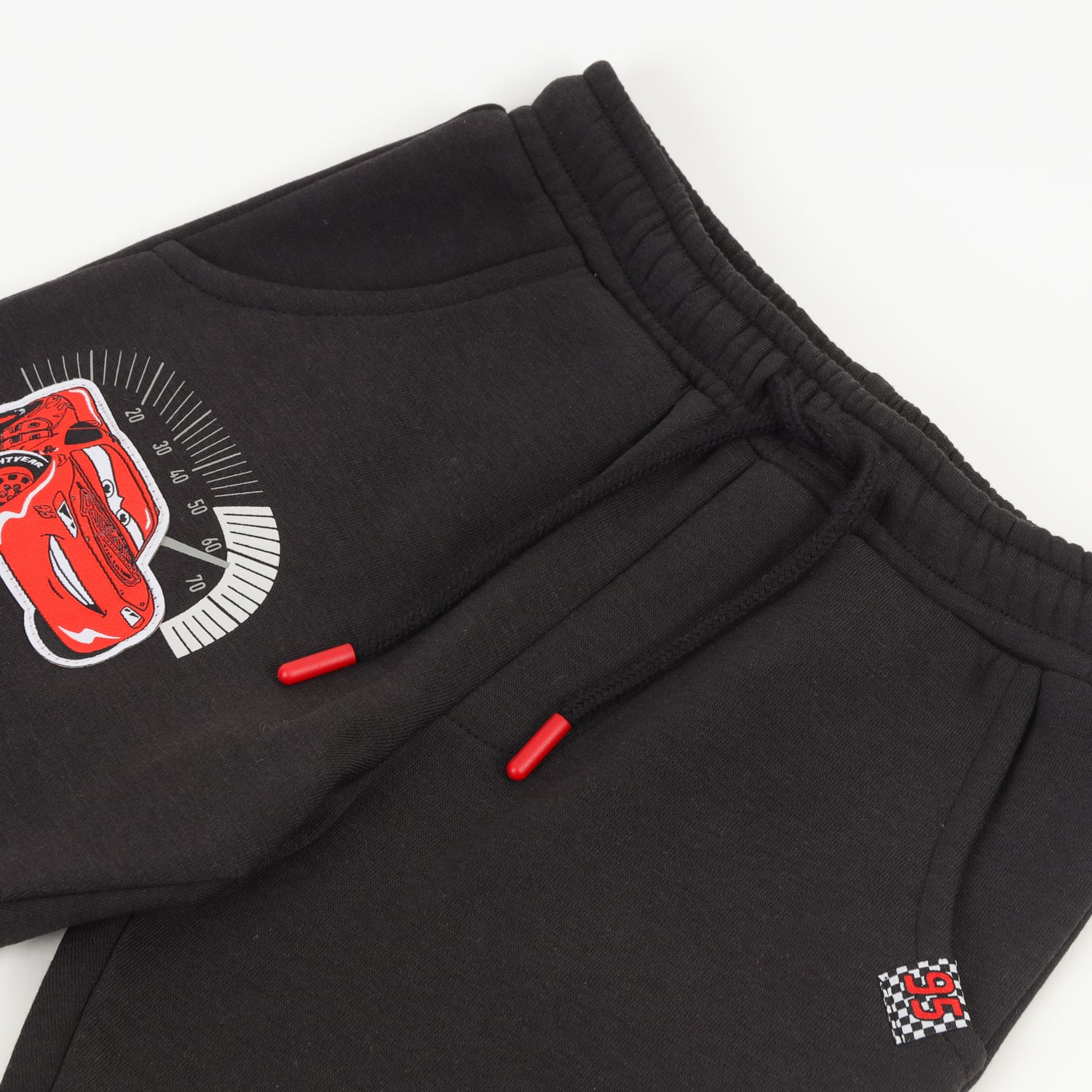 PANTALON DE BUZO NIÑO RAYO MCQUEEN CARS GRIS DISNEY - 3
