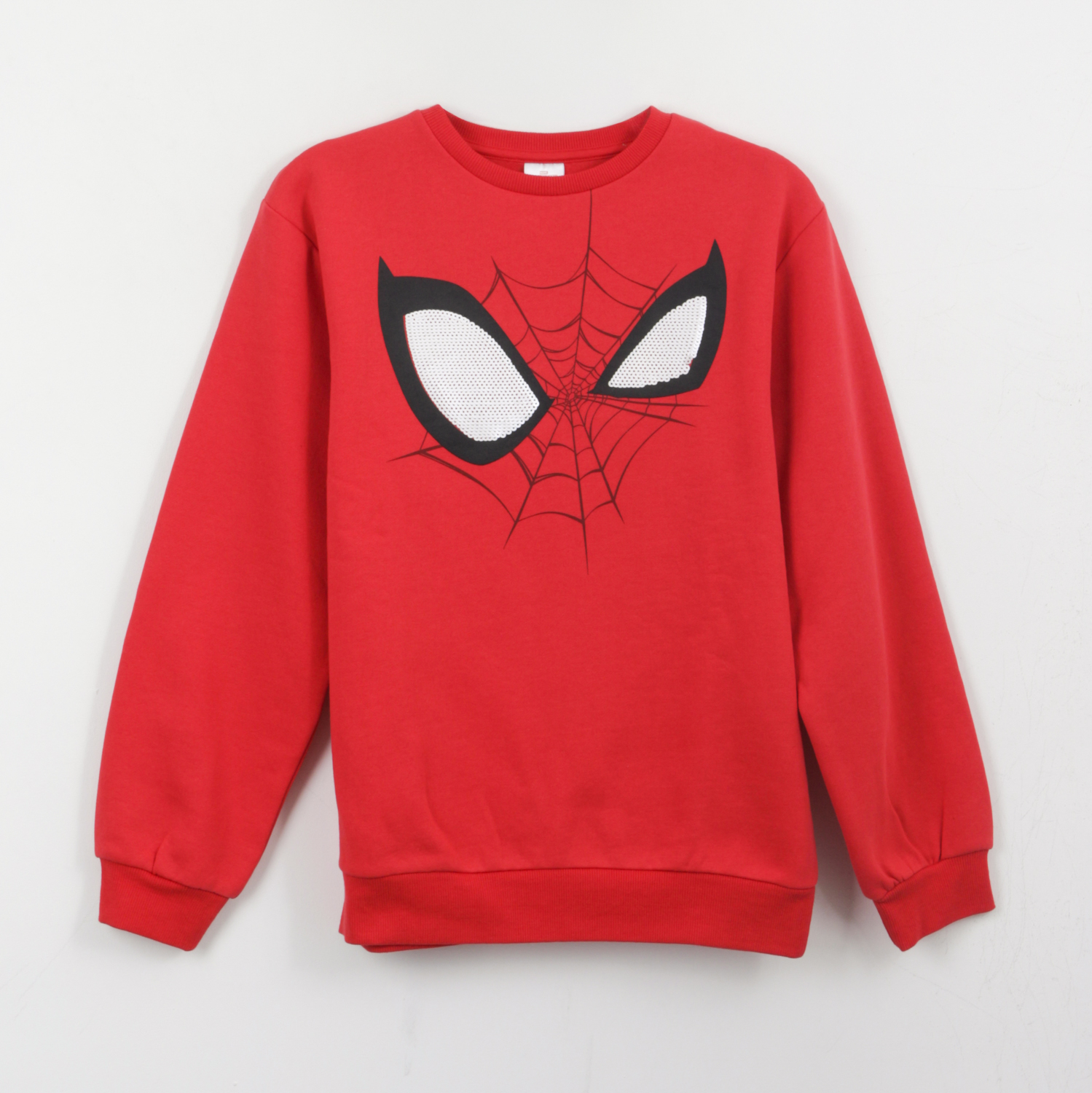 POLERON CERRADO NIÑO SPIDERMAN OJOS ROJO MARVEL - 1