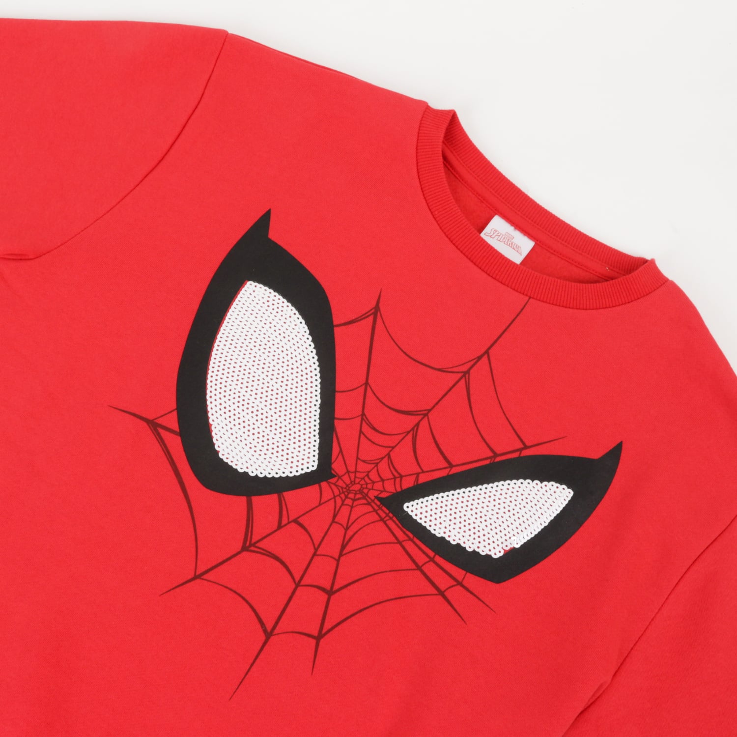 POLERON CERRADO NIÑO SPIDERMAN OJOS ROJO MARVEL - 3