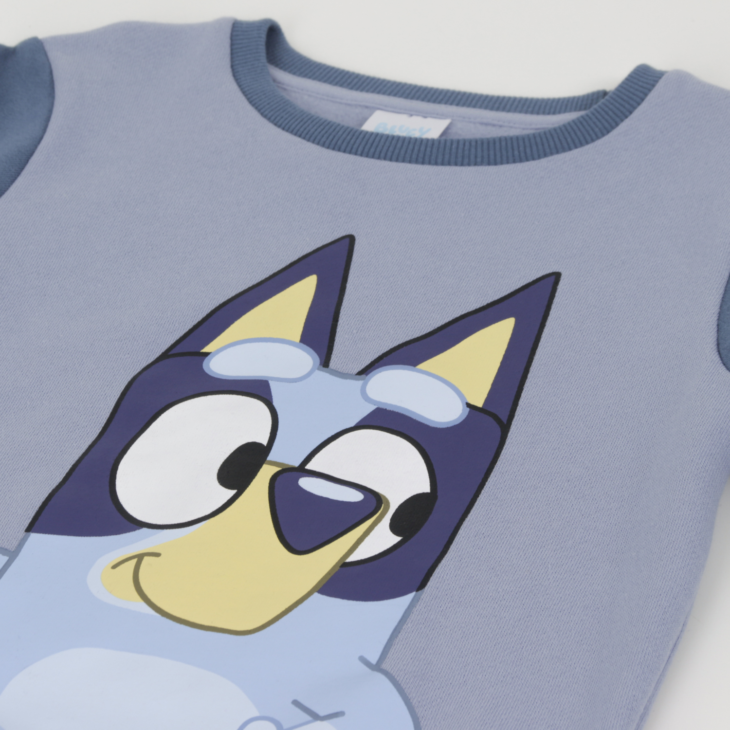 POLERON CERRADO NIÑO PERSONAJE AZUL BLUEY - 3