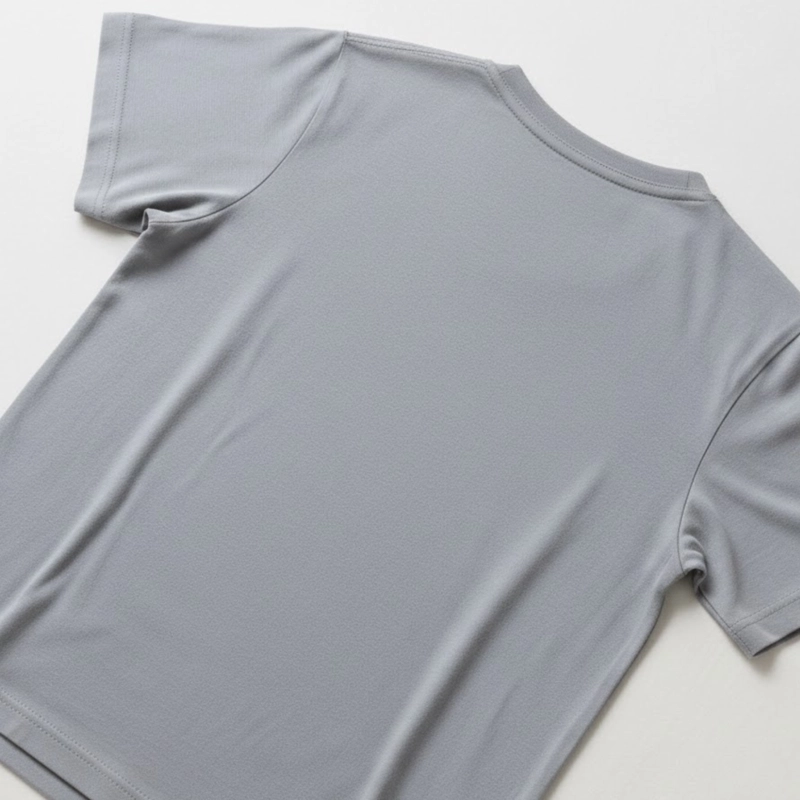 POLERA MANGA CORTA LIPS GRIS KISS - 3