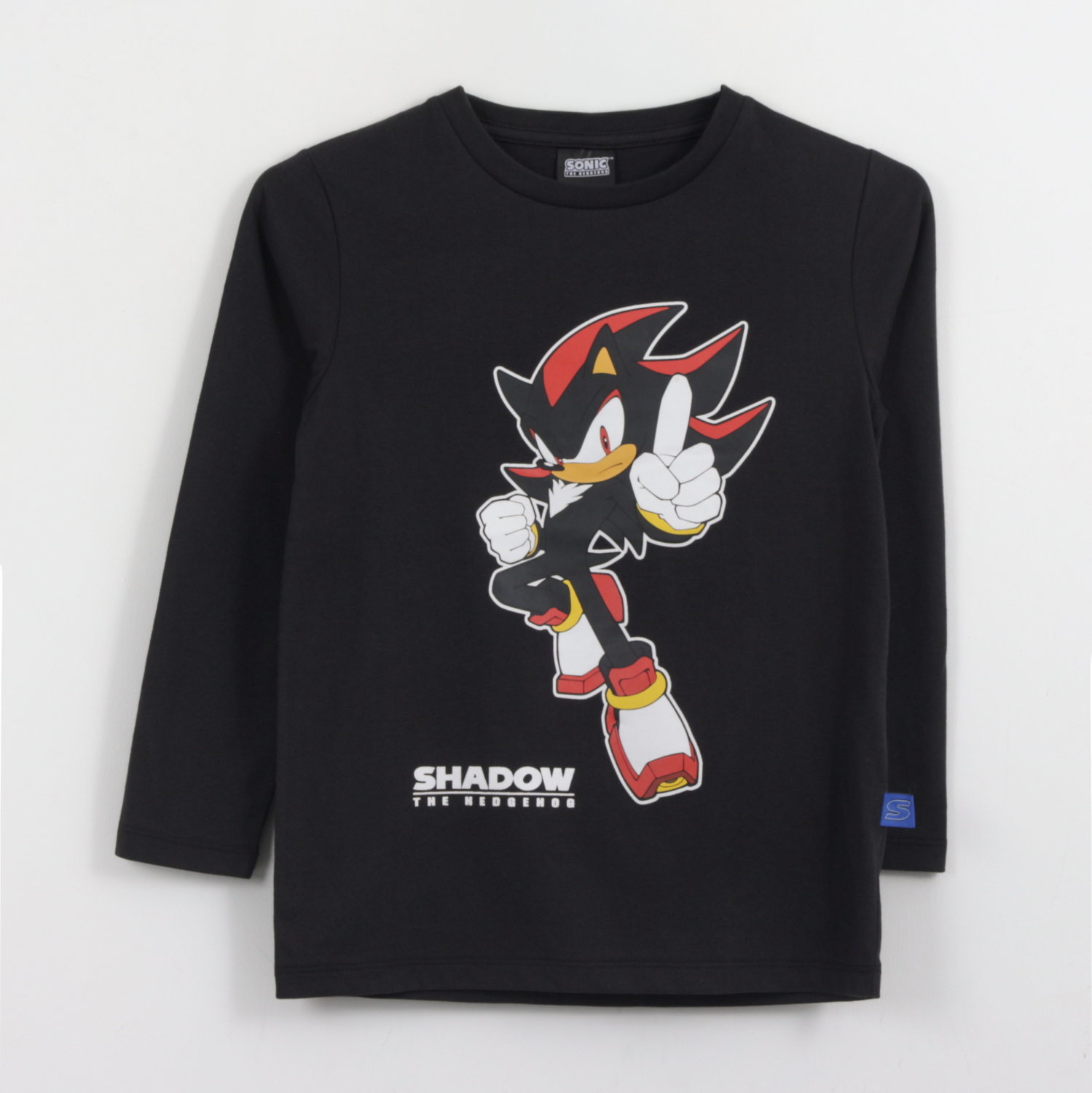 BIPACK POLERA MANGA LARGA NIÑO SHADOW & SONIC NEGRO SONIC - 5