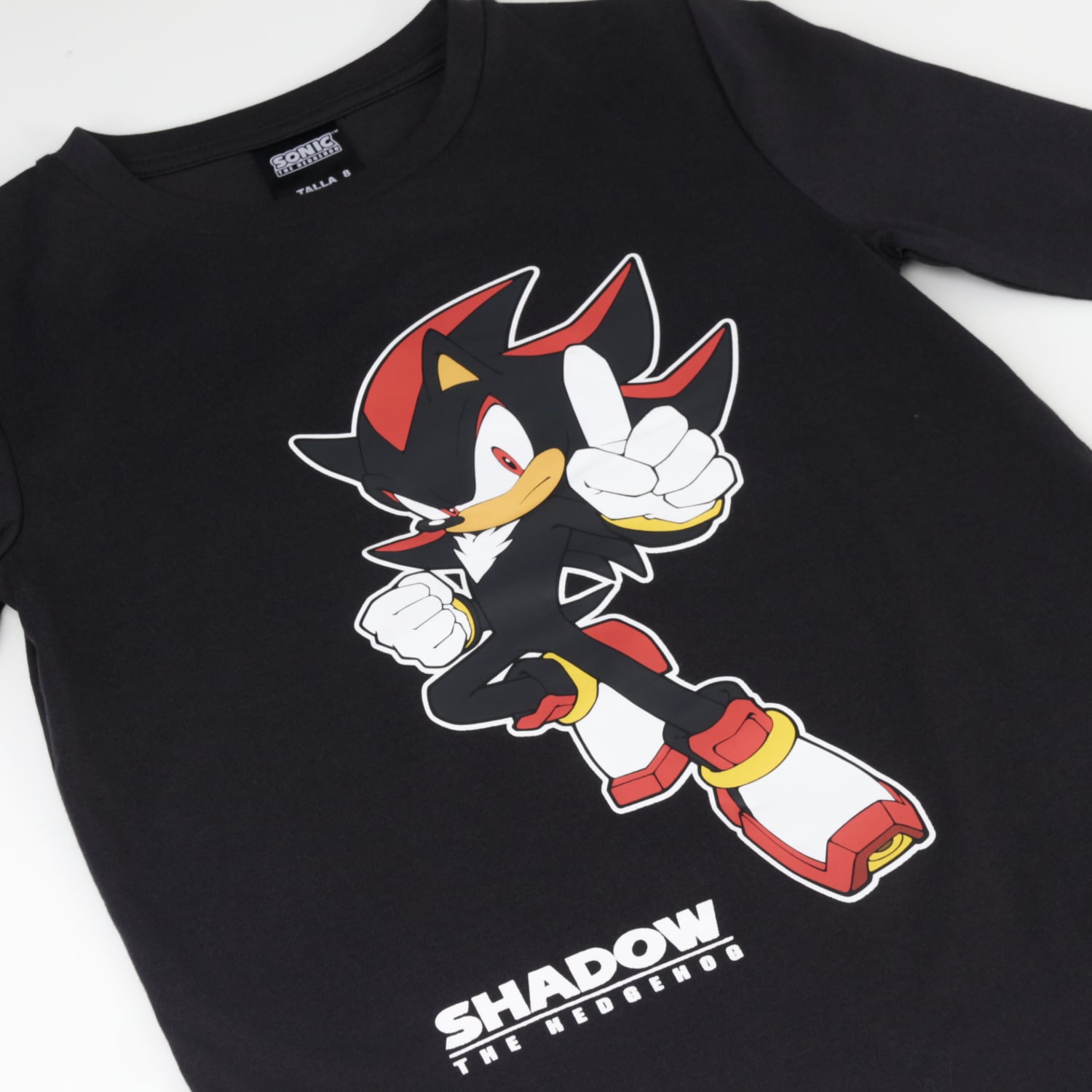 BIPACK POLERA MANGA LARGA NIÑO SHADOW & SONIC NEGRO SONIC - 7