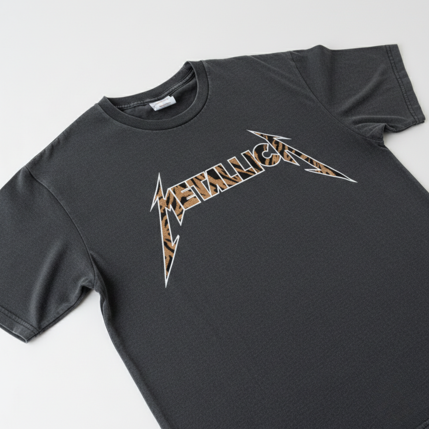 POLERA MANGA CORTA LOGO NEGRO METALLICA - 2