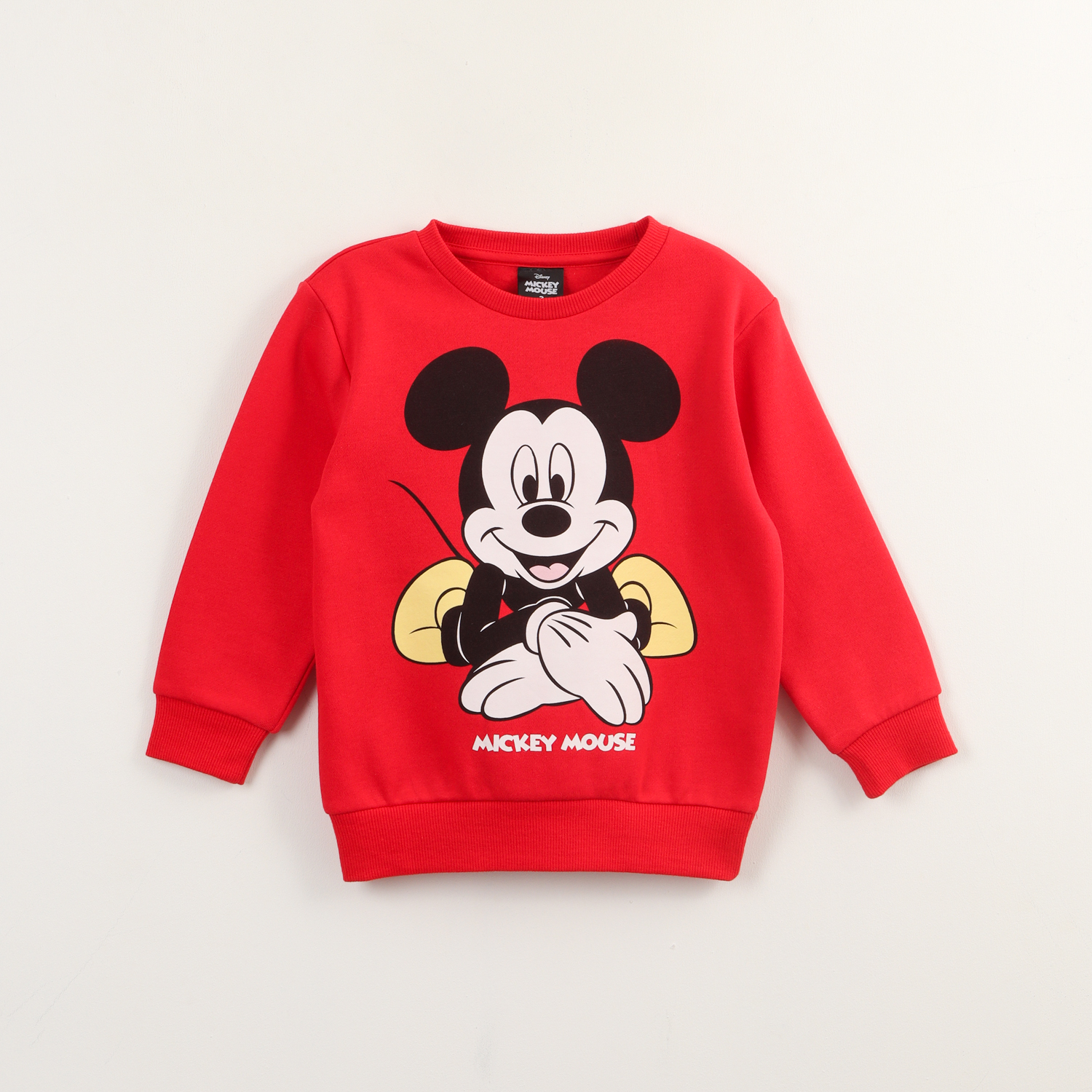 POLERON CERRADO NIÑO MICKEY MOUSE ROJO DISNEY - 1