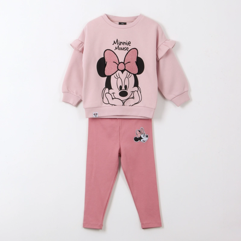 CONJUNTO NIÑA VUELOS MINNIE MOUSE ROSADO DISNEY - 1