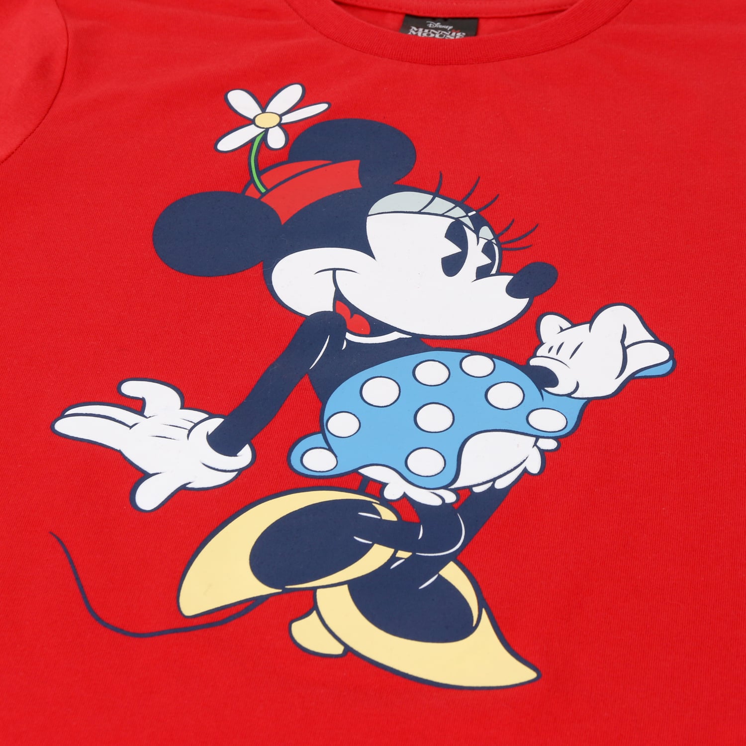 BIPACK POLERA MANGA LARGA NIÑA FULL PRINT MINNIE ROJO DISNEY - 4