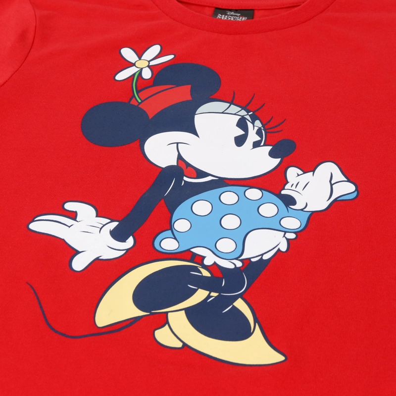 BIPACK POLERA MANGA LARGA NIÑA FULL PRINT MINNIE ROJO DISNEY - 4