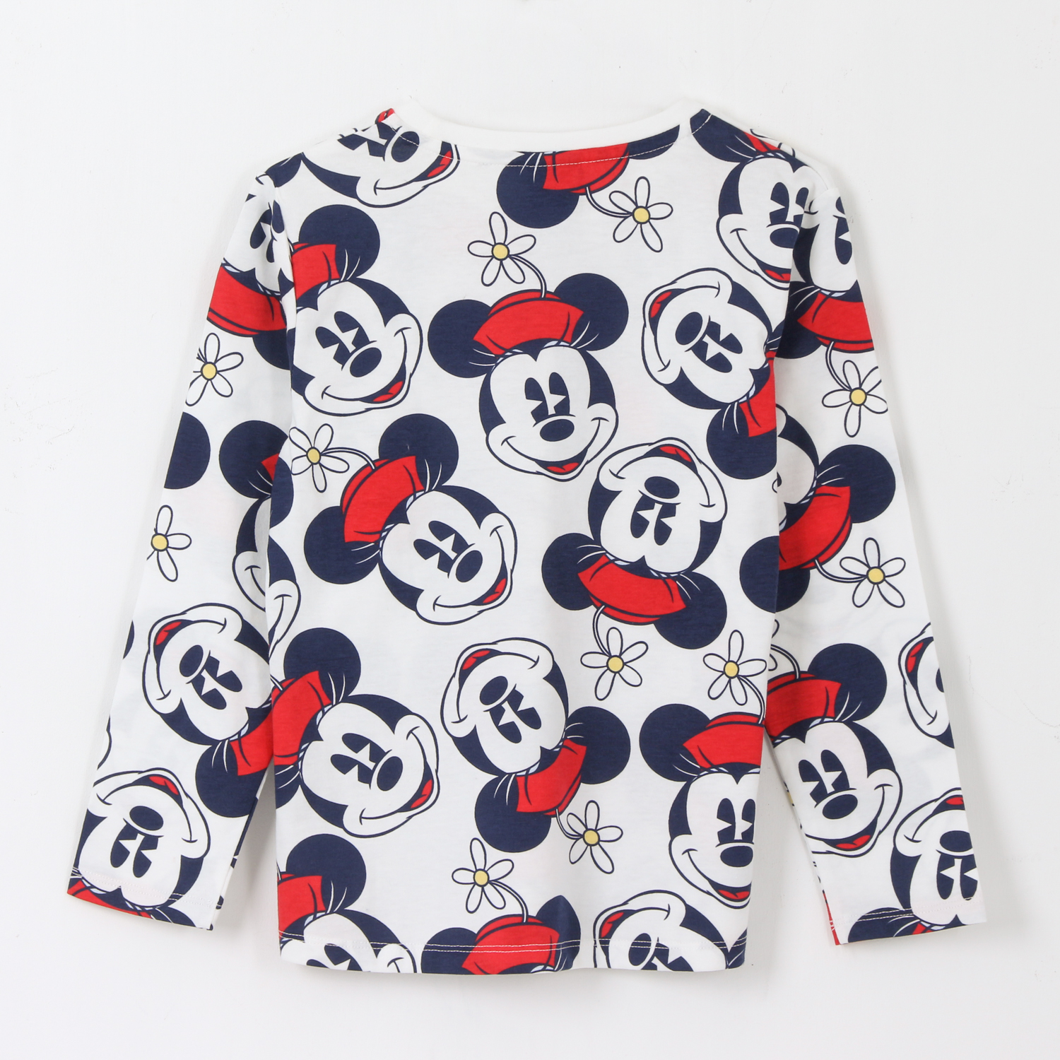 BIPACK POLERA MANGA LARGA NIÑA FULL PRINT MINNIE ROJO DISNEY - 6