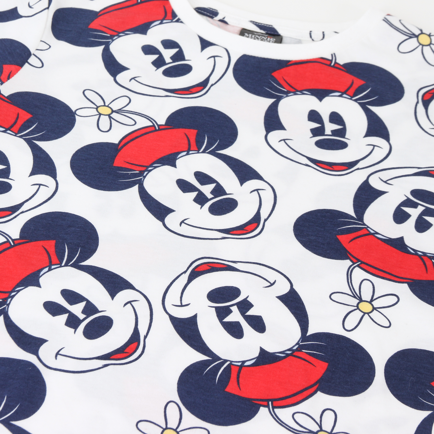 BIPACK POLERA MANGA LARGA NIÑA FULL PRINT MINNIE ROJO DISNEY - 7
