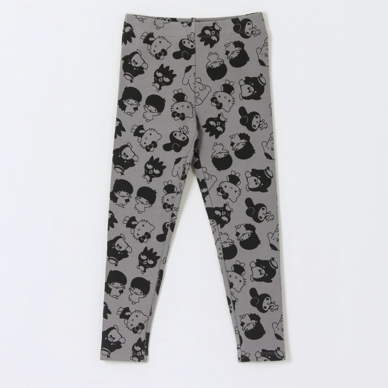 CALZA NIÑA FULL PRINT FRIENDS GRIS HELLO KITTY - 1