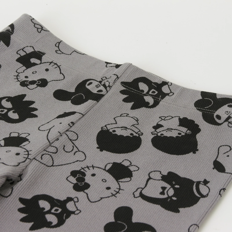 CALZA NIÑA FULL PRINT FRIENDS GRIS HELLO KITTY - 3