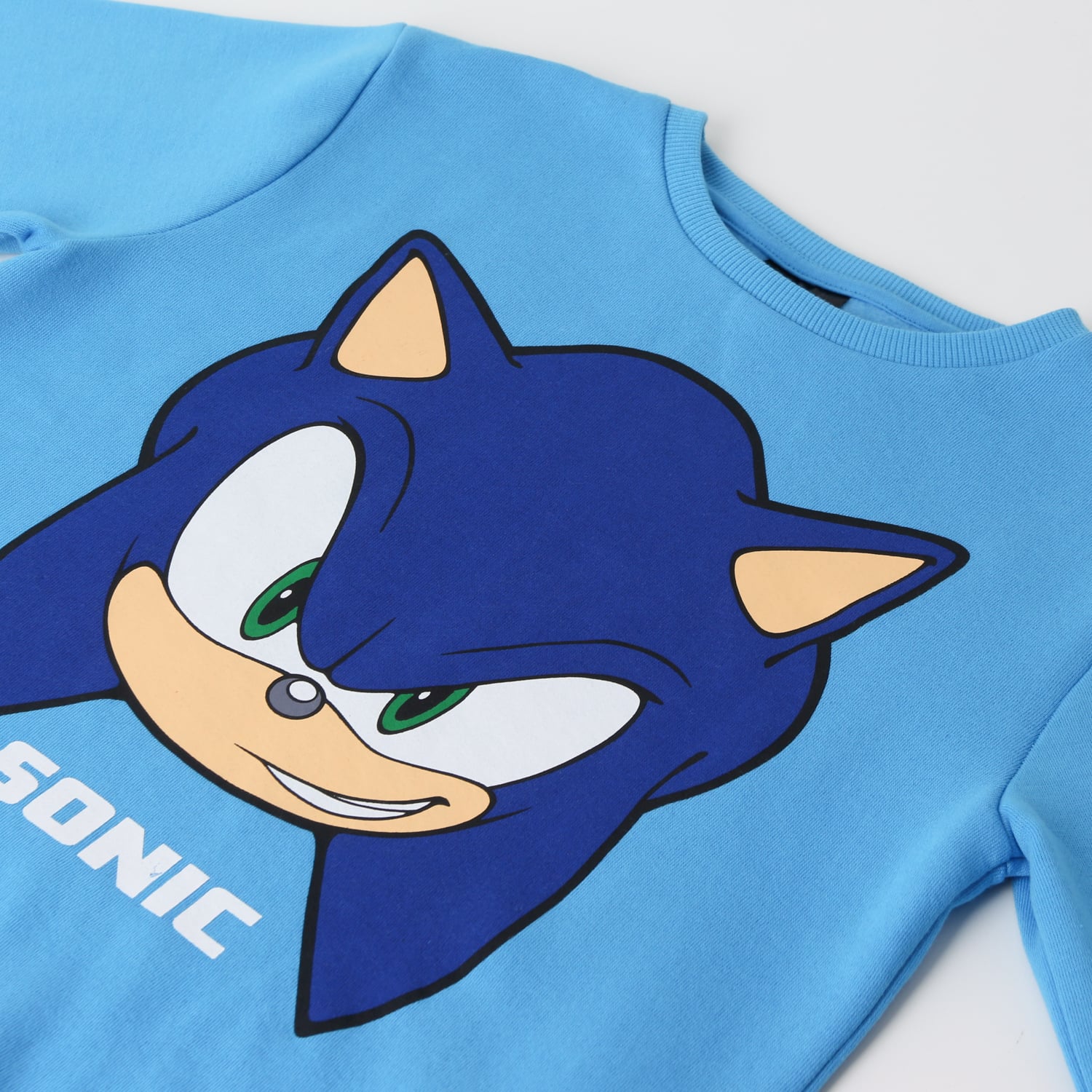 POLERON CERRADO NIÑO SONIC FACE AZUL SONIC - 3