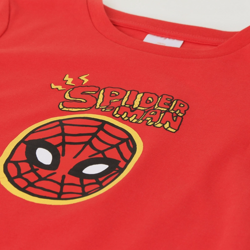 CONJUNTO NIÑO SPIDERMAN FACE ROJO MARVEL - 3