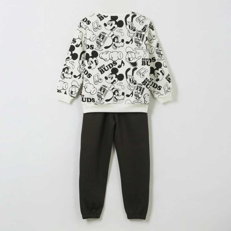 CONJUNTO BUZO NIÑO FULL PRINT MICKEY MOUSE NEGRO DISNEY - 2