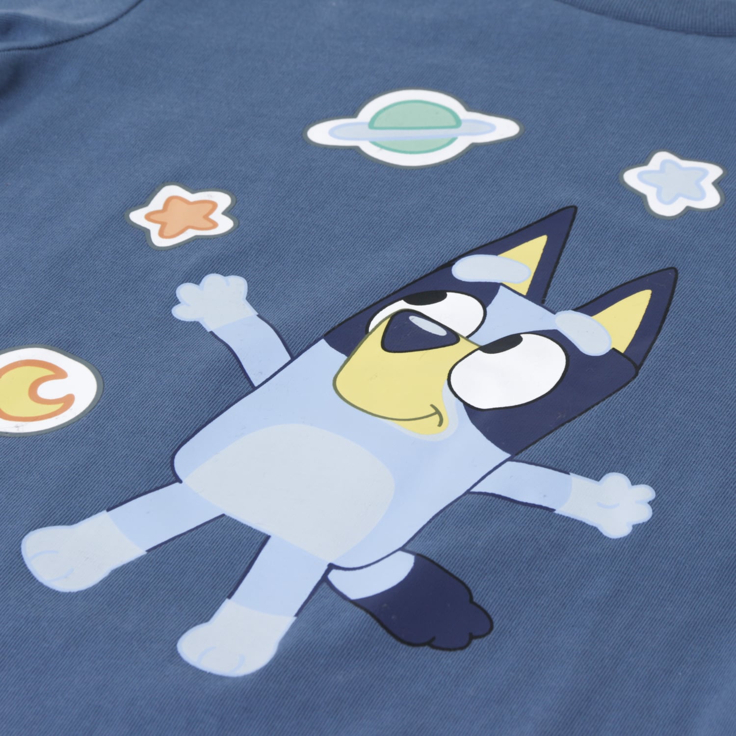 BIPACK POLERA MANGA LARGA NIÑO RAYAS AZUL BINGO & BLUEY - 4