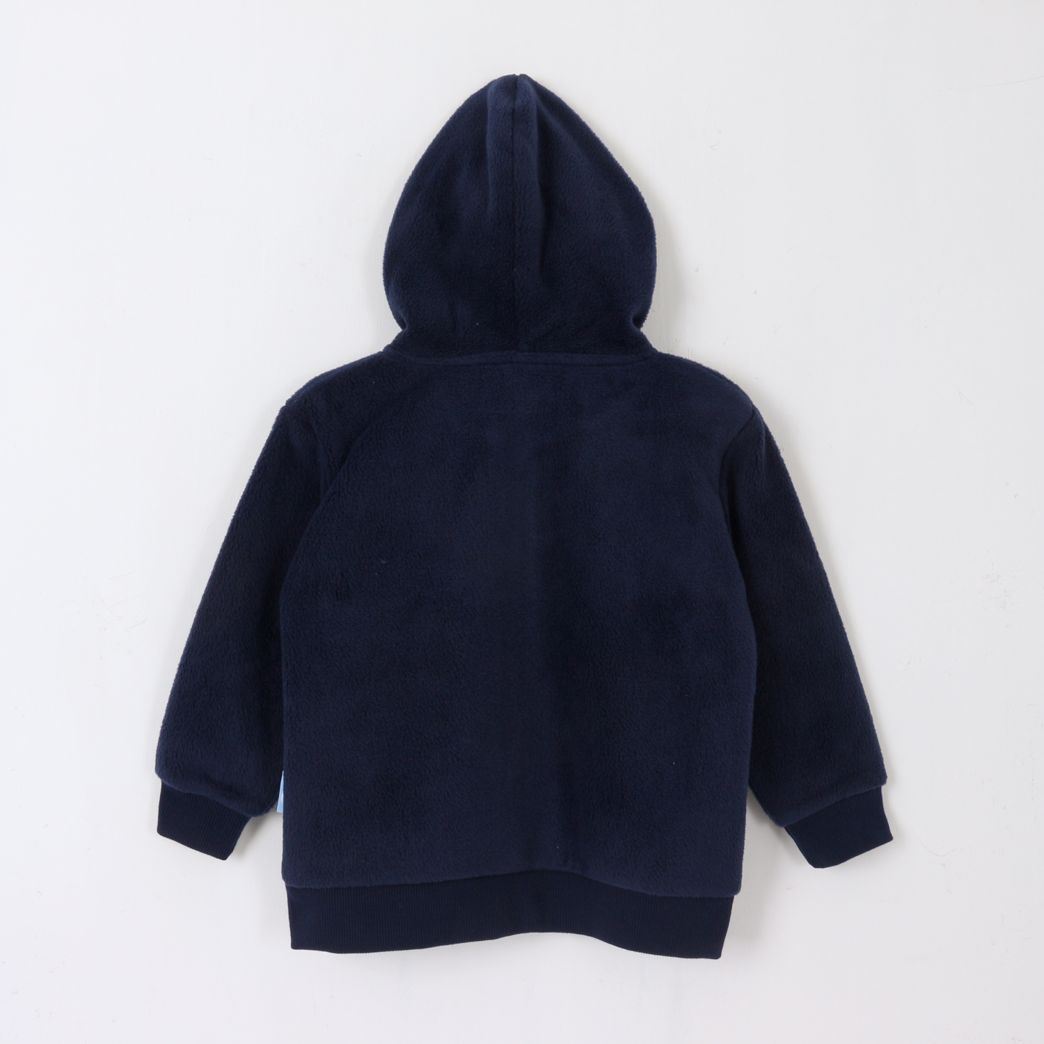 POLAR ESCOLAR CON GORRO NIÑO LOGO AZUL MARINO BLUEY - 2