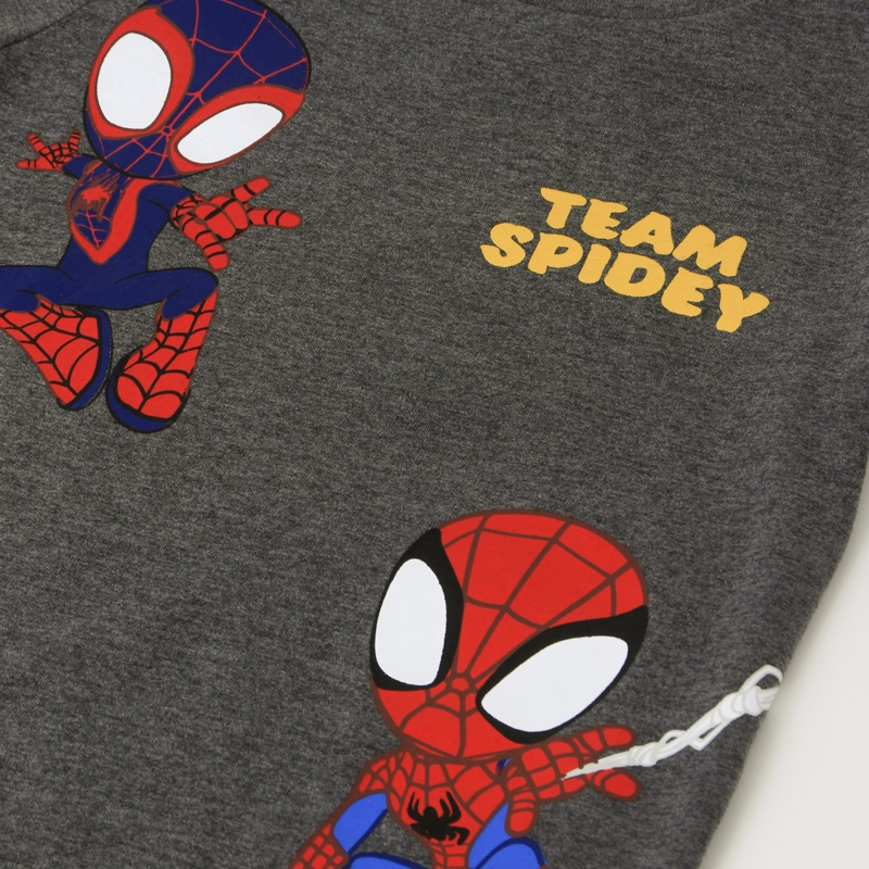 POLERA DOBLE MANGA NIÑO TEAM SPIDEY GRIS MARVEL - 3