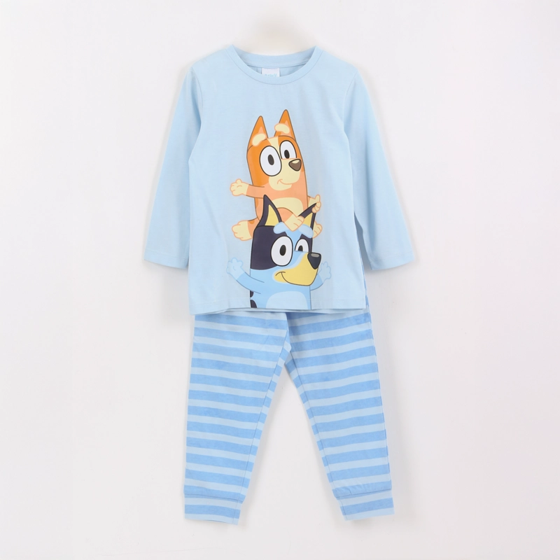 PIJAMA MANGA LARGA NIÑO FRIENDS CELESTE BINGO & BLUEY - 1