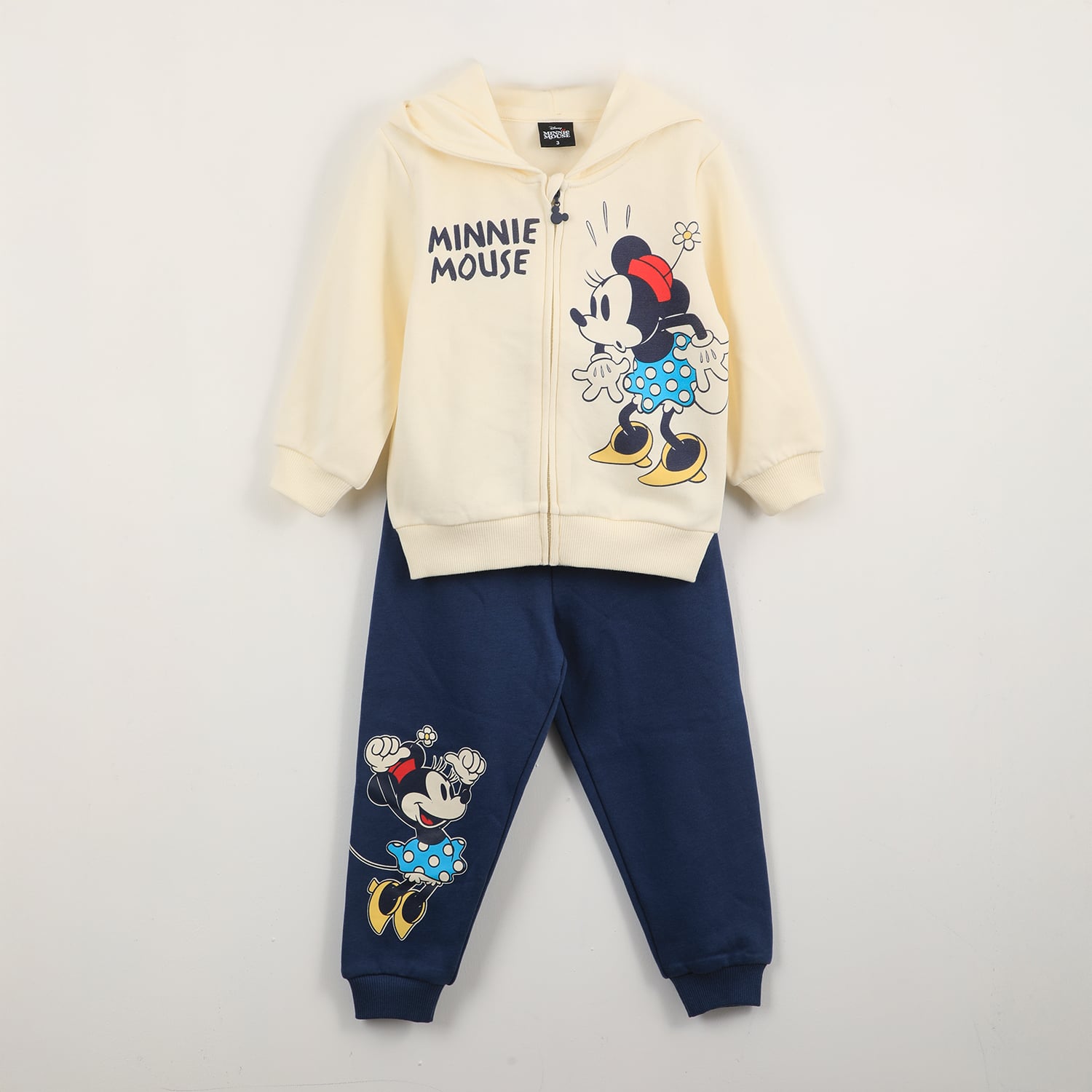 CONJUNTO BUZO NIÑA MINNIE MOUSE BLANCO DISNEY - 1