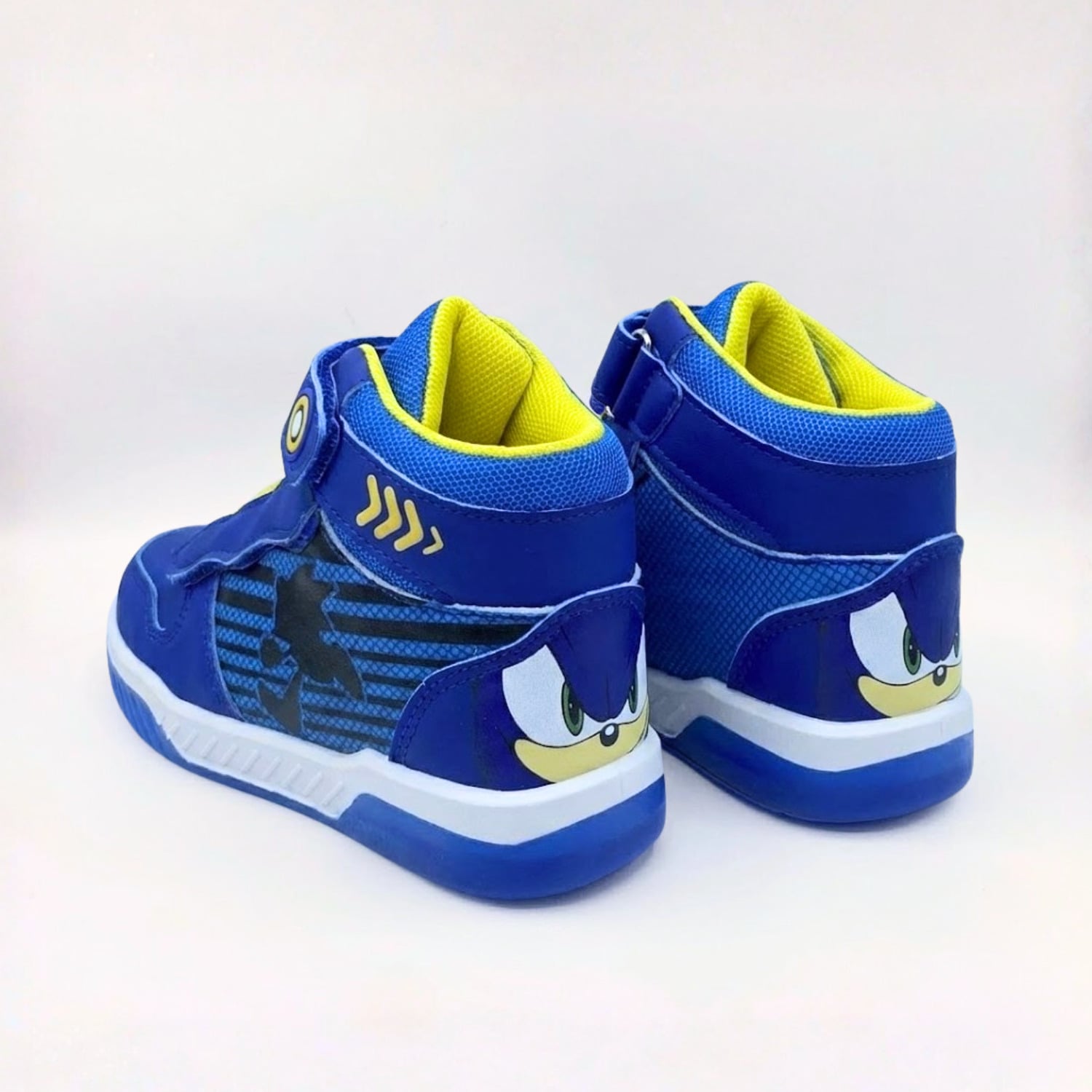 ZAPATILLA CAÑA ALTA NIÑO LUCES RUN AZUL SONIC - 2