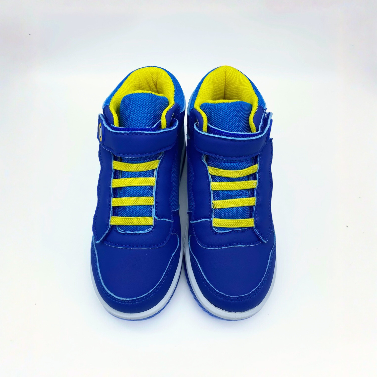 ZAPATILLA CAÑA ALTA NIÑO LUCES RUN AZUL SONIC - 4