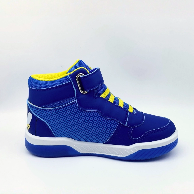 ZAPATILLA CAÑA ALTA NIÑO LUCES RUN AZUL SONIC - 5