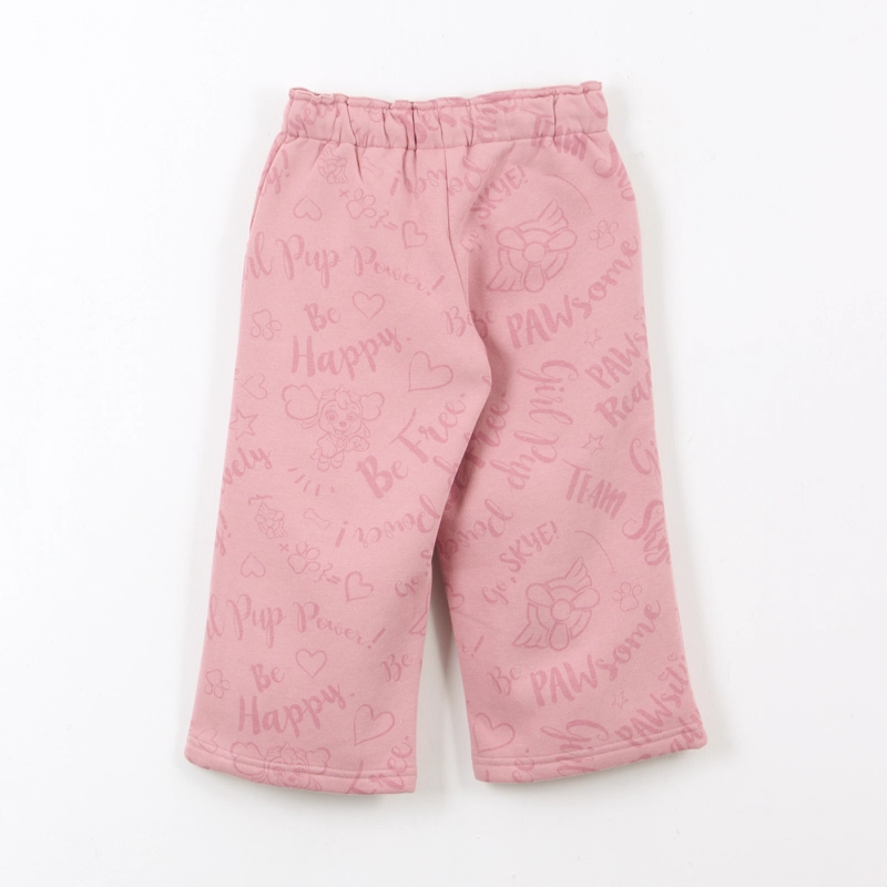 PANTALON DE BUZO NIÑA PALAZZO SKYE ROSADO PAW PATROL - 2