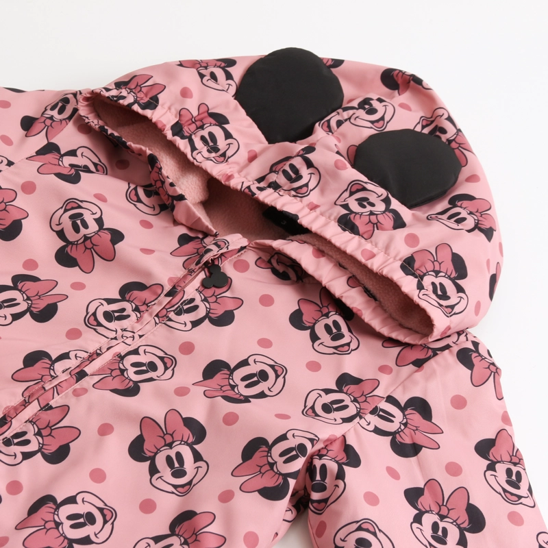 CORTAVIENTO NIÑA FULL PRINT OREJAS MINNIE ROSADO DISNEY - 3
