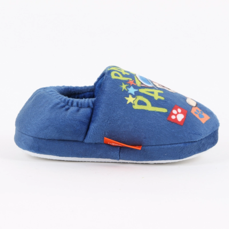 PANTUFLA NIÑO CHASE & MARSHALL AZUL PAW PATROL - 1