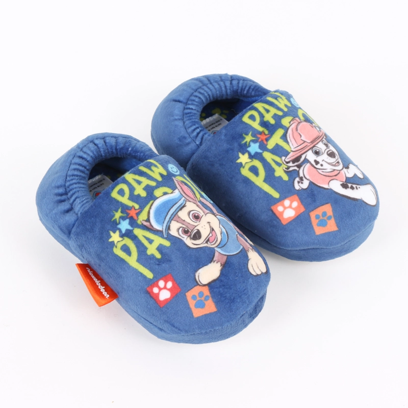 PANTUFLA NIÑO CHASE & MARSHALL AZUL PAW PATROL - 2