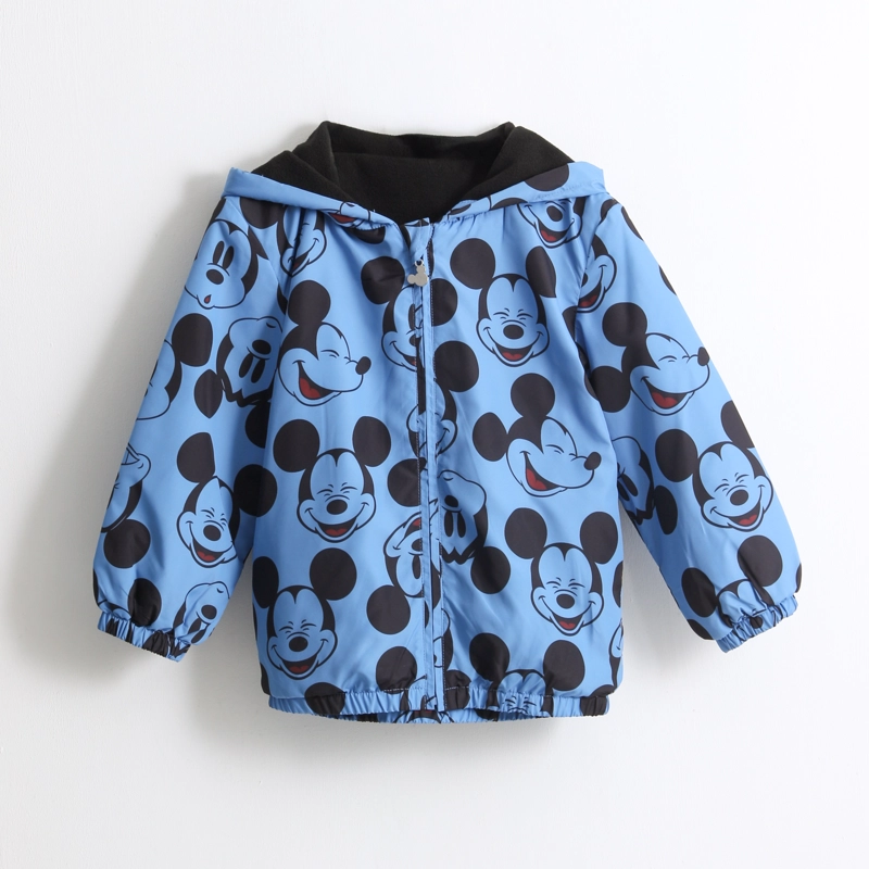 CORTAVIENTO NIÑO FULL PRINT OREJAS MICKEY AZUL DISNEY - 1