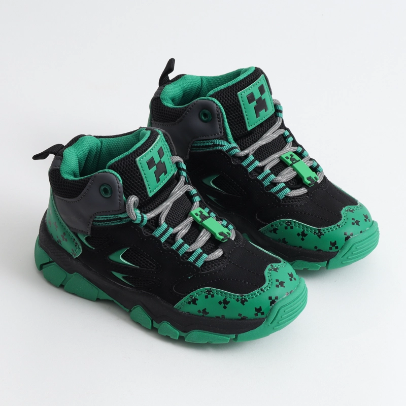 ZAPATILLA OUTDOOR NIÑO FULL PRINT VERDE MINECRAFT - 2
