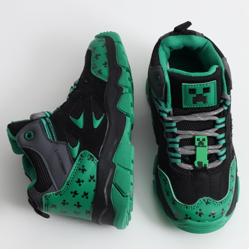 ZAPATILLA OUTDOOR NIÑO FULL PRINT VERDE MINECRAFT - 4